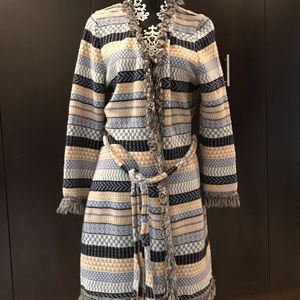 Long sweater cardigan